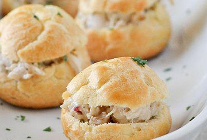 Chicken Salad Puffs